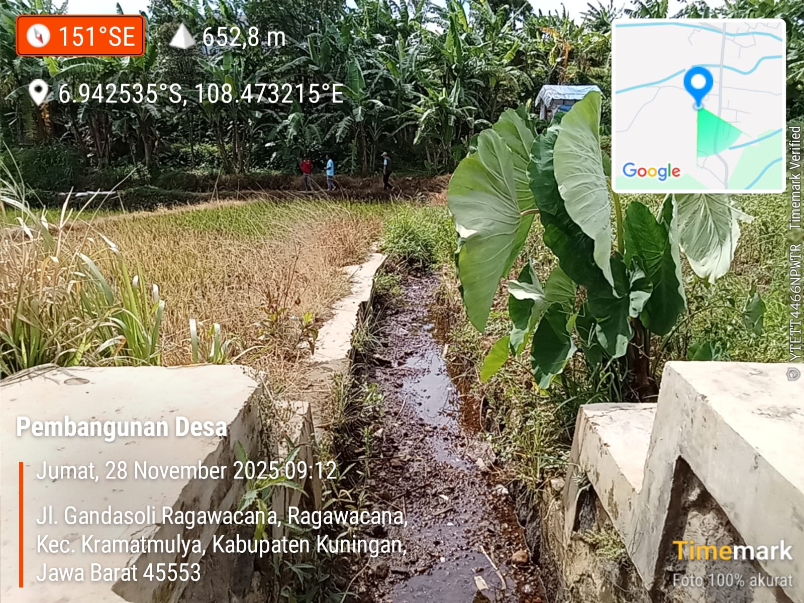 Pembangunan/ Rehabilitasi Peningkatan Saluran Irigasi Tersier/ Sederhana