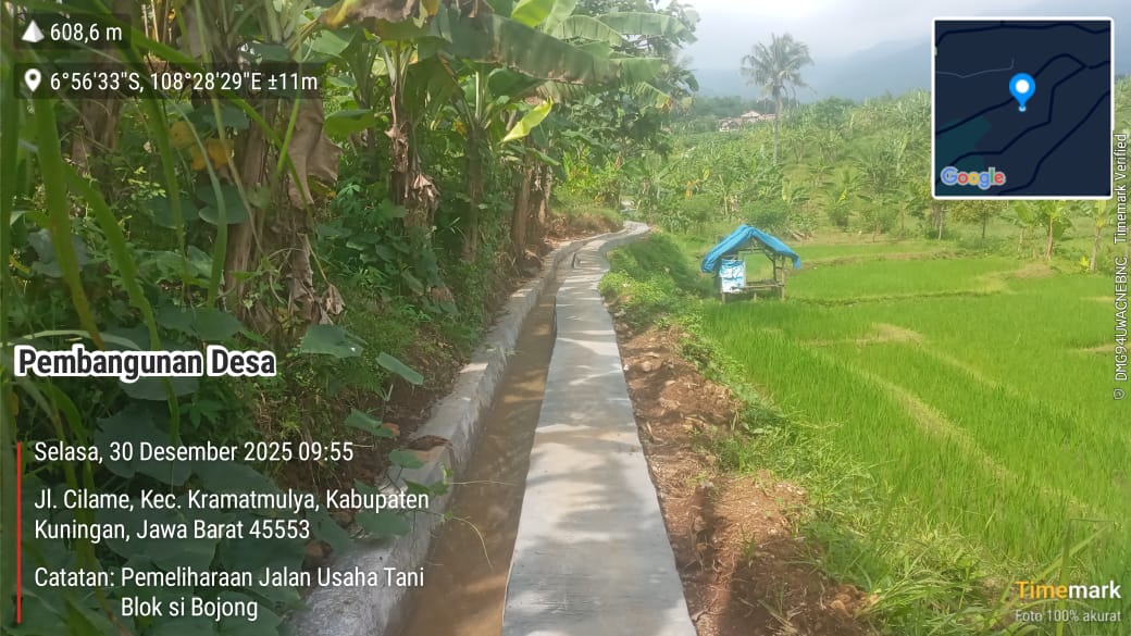 Pembangunan/ Rehabilitasi Peningkatan Saluran Irigasi Tersier/ Sederhana