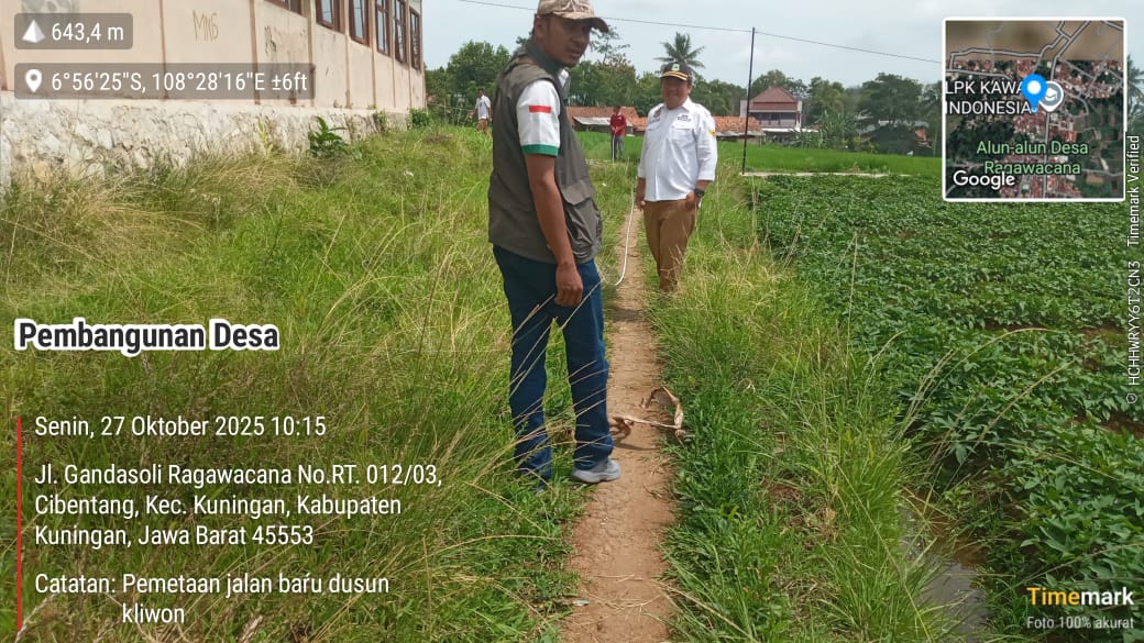 Pemetaan Pembuatan Jalan Baru 