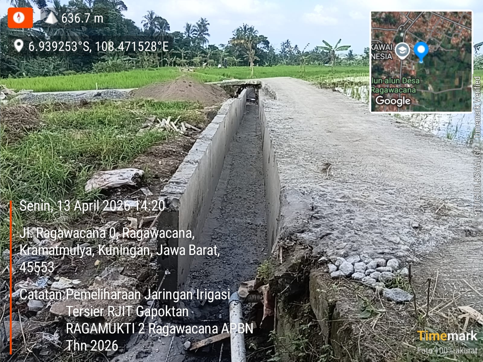 Pemeliharaan Jaringan Irigasi Tersier 