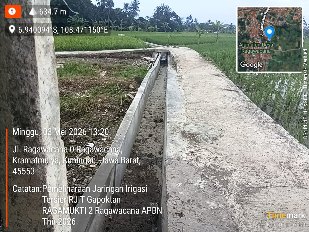 Pemeliharaan Jaringan Irigasi Tersier 