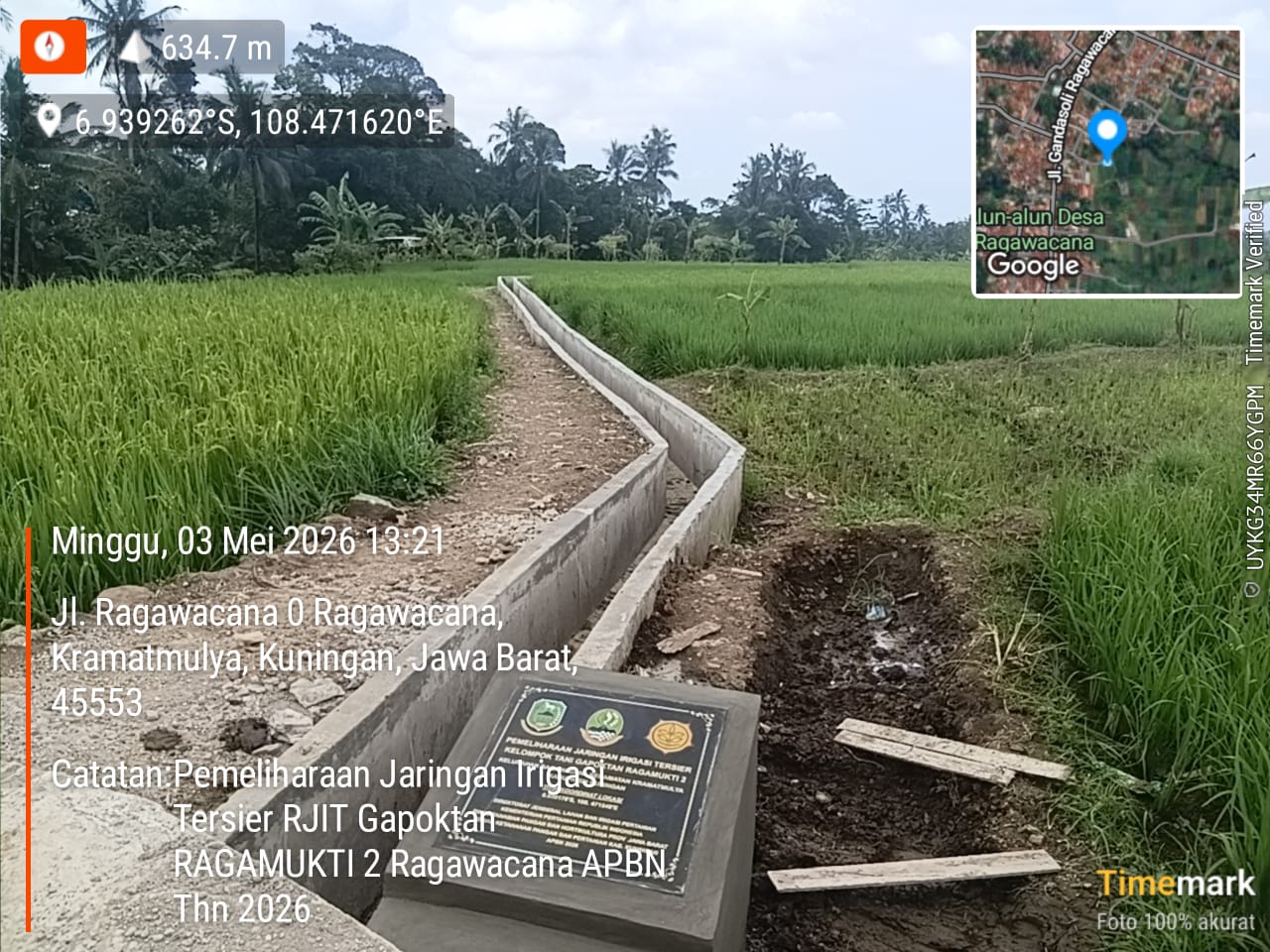 Pemeliharaan Jaringan Irigasi Tersier 