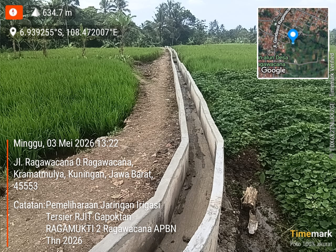 Pemeliharaan Jaringan Irigasi Tersier 
