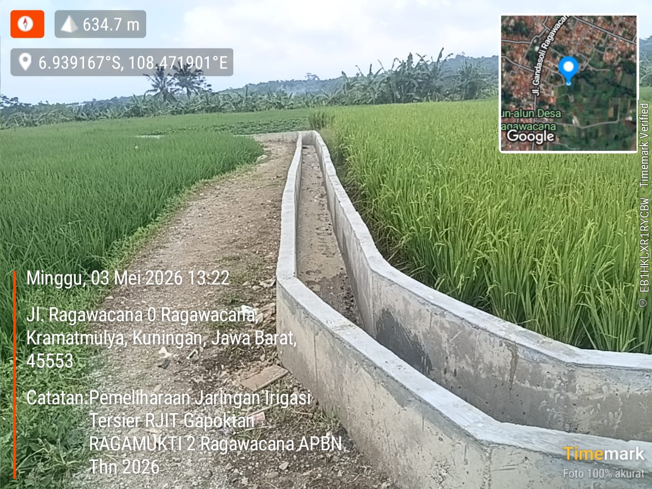 Pemeliharaan Jaringan Irigasi Tersier 