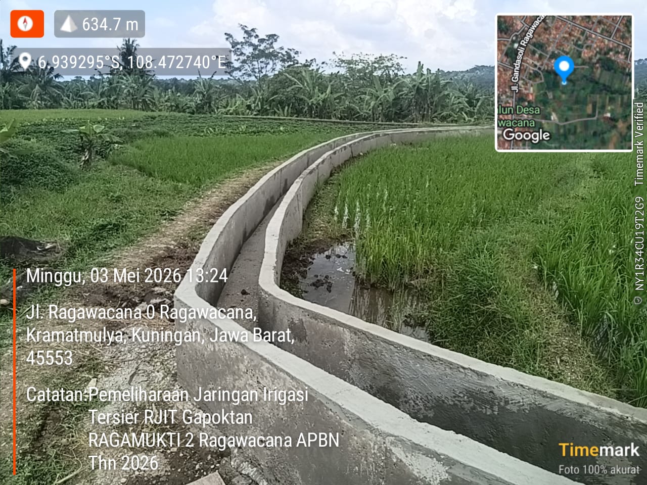 Pemeliharaan Jaringan Irigasi Tersier 