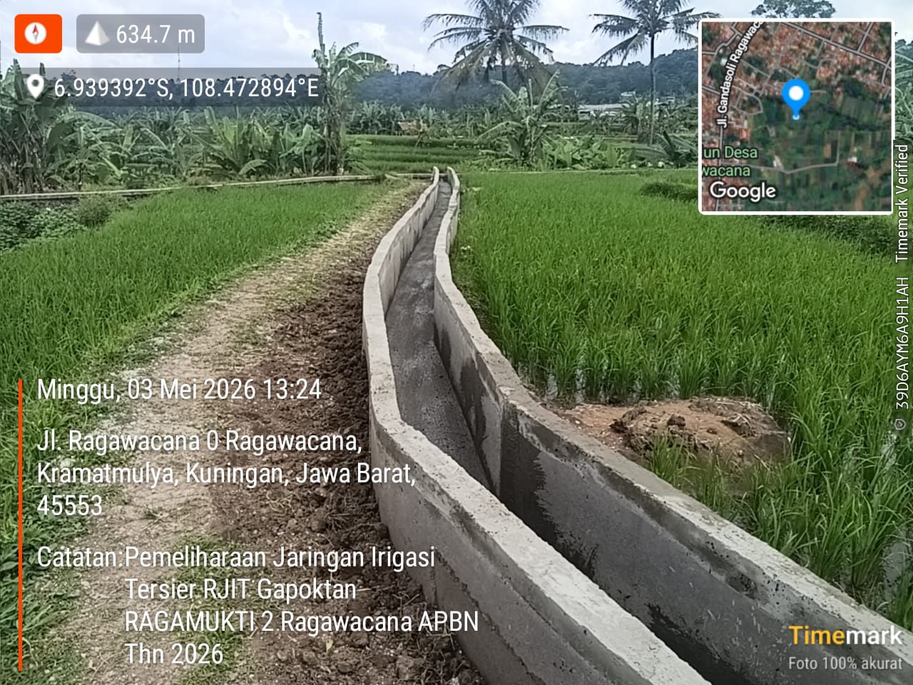 Pemeliharaan Jaringan Irigasi Tersier 